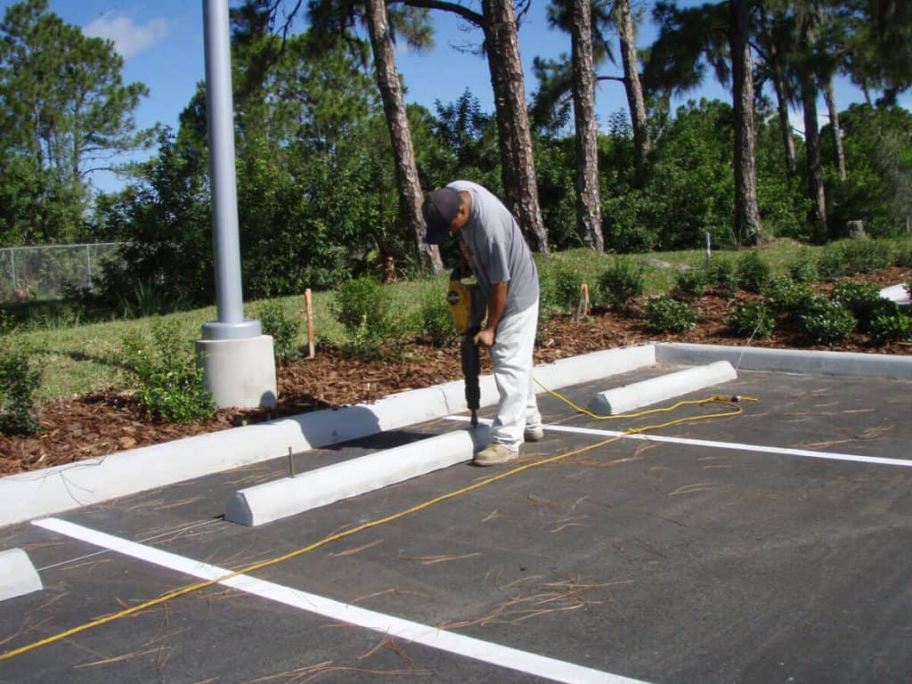 Concrete Parking Stops Near Me - Moyers Contracting