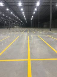 warehouse striping | Chicago | blackhawk paving