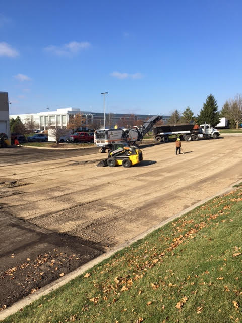 large scale milling paving Chicago
